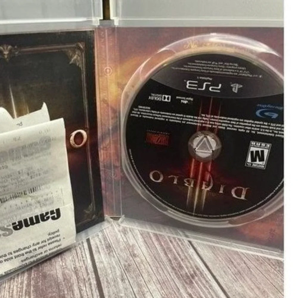 Diablo III 3 Sony PlayStation 3 PS3 Blizzard Entertainment Action RPG Game Disc